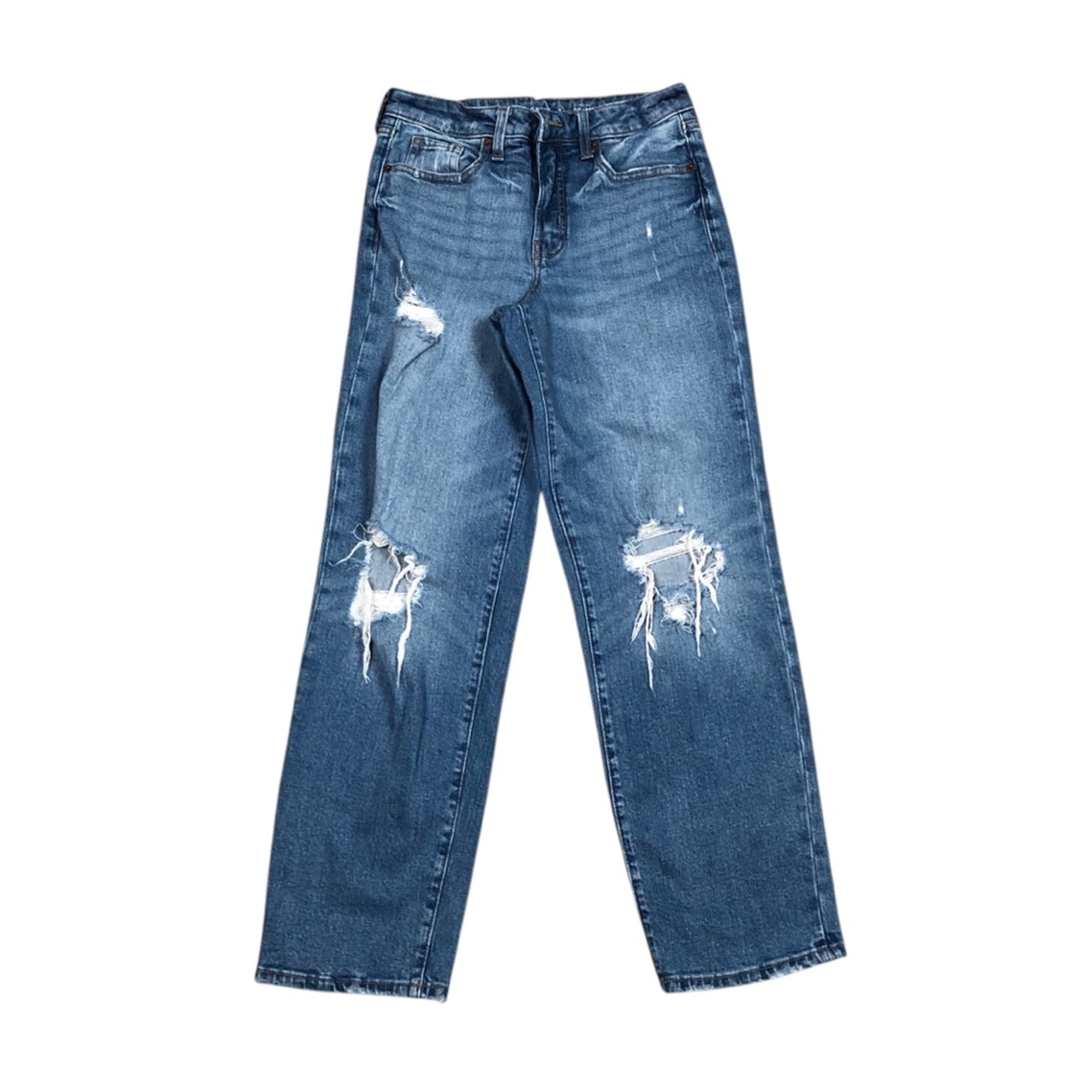 Old Navy OG Loose High Rise Distressed Jeans Size 4